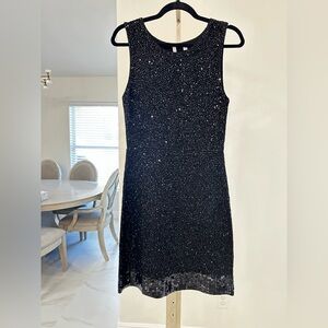 IISLI Tiffany Black Sequin Cocktail Dress
